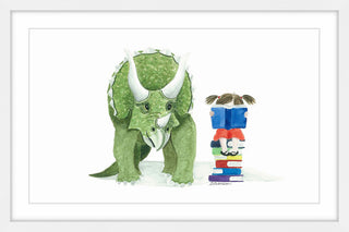 "BFF" Framed Painting Print, 24"x16"