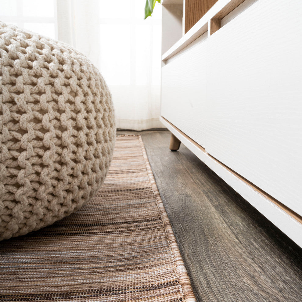 Bo Modern Farmhouse Wide Stripe, 5'x8'