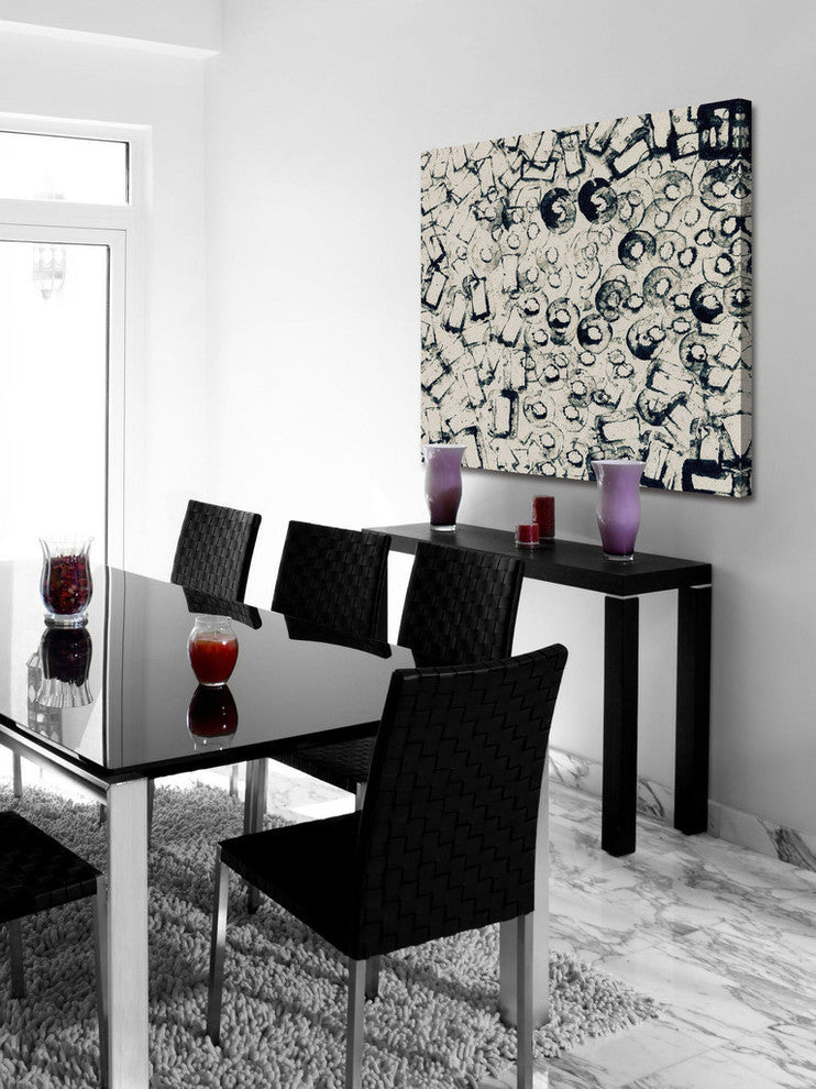 "Broken Components" Painting Print on Wrapped Canvas