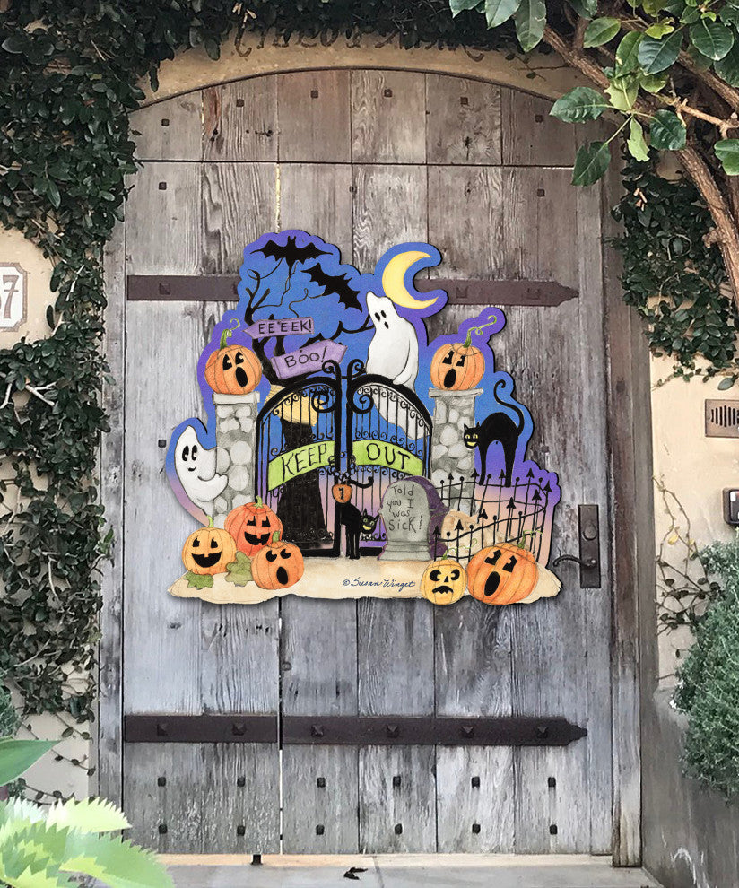 Halloween Scene Door Decor