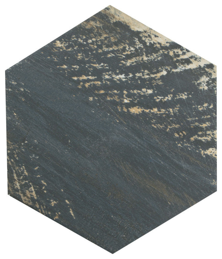 Gaugin Hex Floor and Wall Tile, Catan Shadow, Sample
