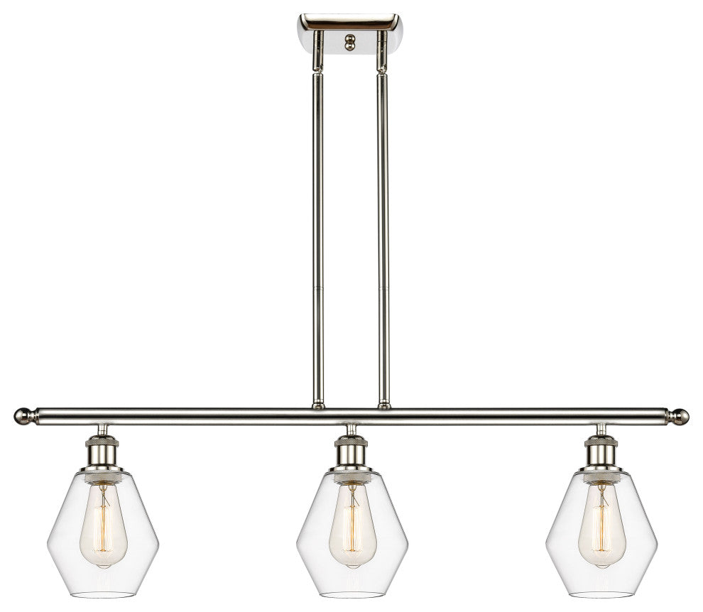 Innovations 516-3I-PN-G652-6 3-Light Island Light, Polished Nickel