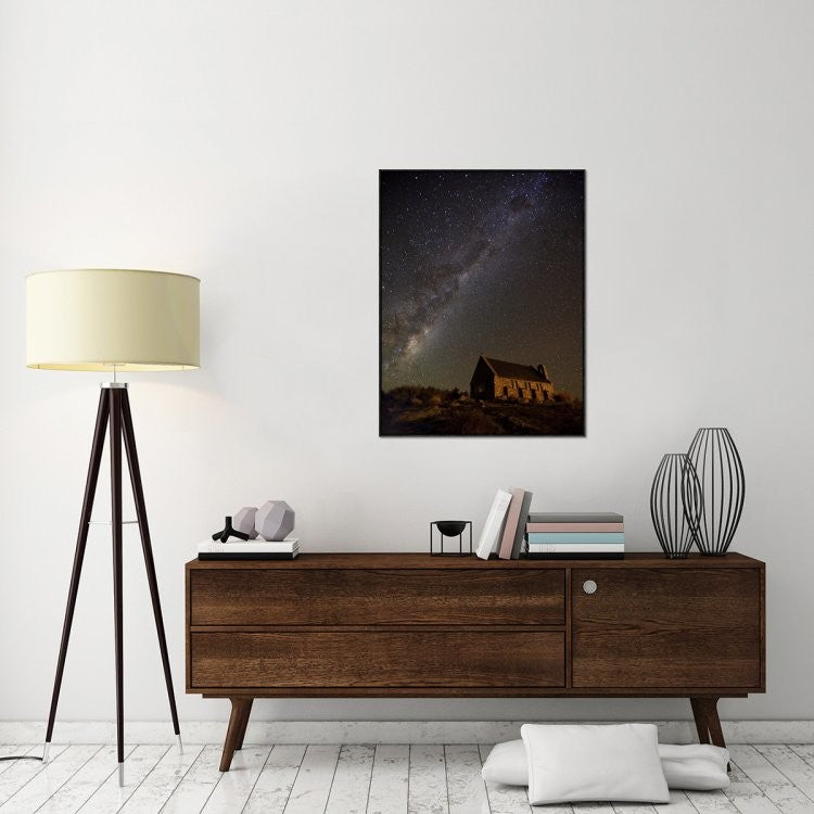 "Church Of The Good Shepherd" Framed Canvas Giclee by Yan Zhang, 31x41"