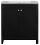 30 Inch Freestanding Bathroom Vanity with Ceramic Sink