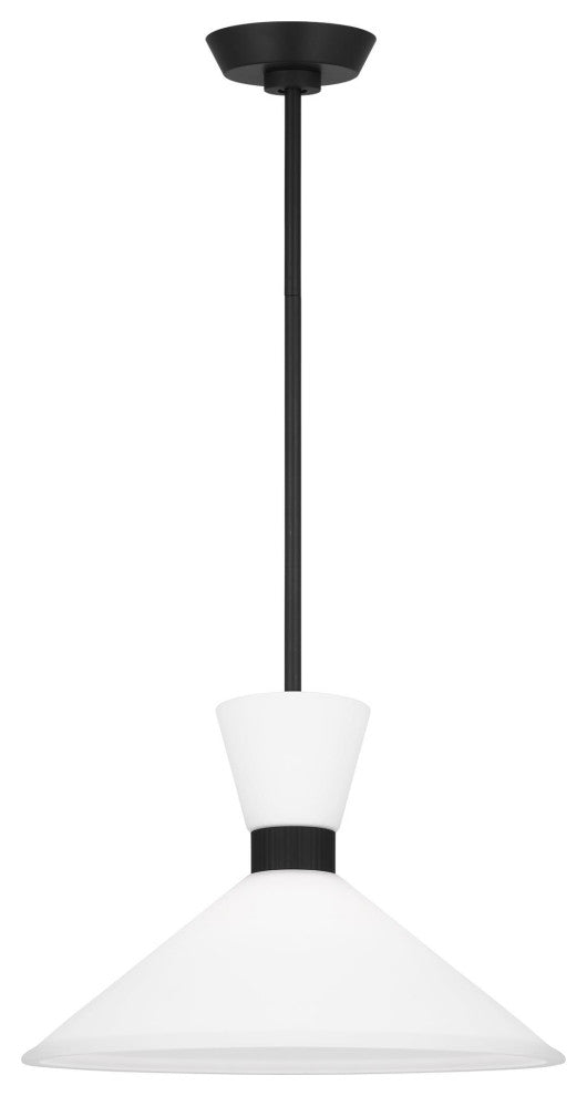 Belcarra Medium Pendant, Midnight Black