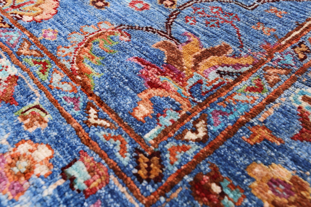 Hand-Knotted Persian Tabriz Rug 2' 8" X 3' 11" Q5797
