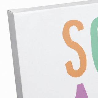 Scrub A Dub Dub Blue 16x16 Canvas Wall Art