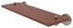 Waverly Place 16" Solid Wood Shelf, Antique Pewter