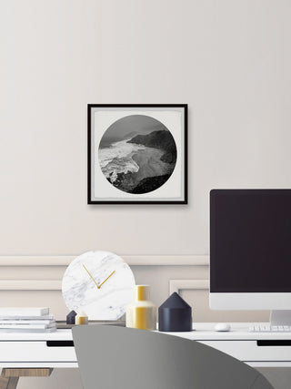 "White Waves" Framed Painting Print, 12x12