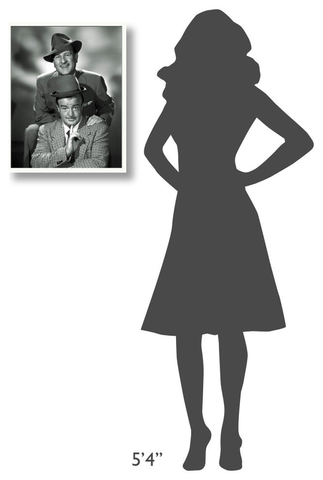 "Abbott & Costello - Promotional Still" Canvas Giclee, 17"x22"