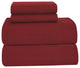 Pointehaven 170 Flannel Sheet Set, Merlot, Full