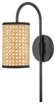 Dolores 1-Light Wall Sconce Soft Black