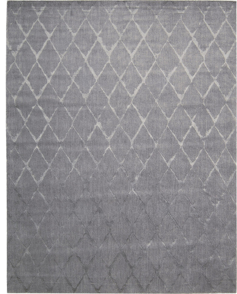 Nourison Twilight TWI15 Rug 8' Round Gray Rug