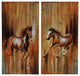 "Full Gallop 1 and 2" Canvas Wall Art, 19.5"x39.5"