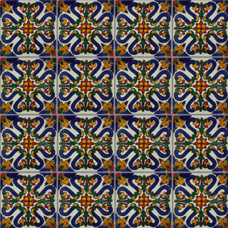 6x6 4 pcs Atessa Talavera Mexican Tile