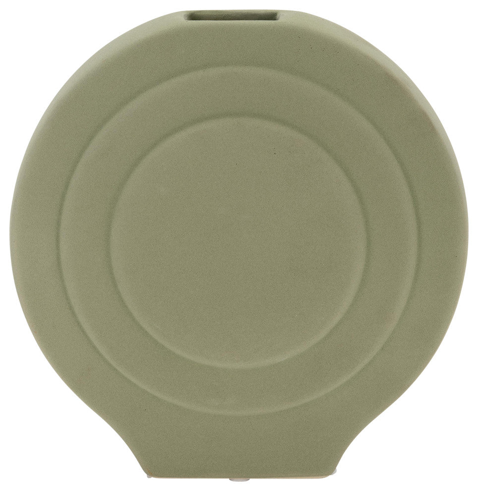 Dol, 7" Round Vase, Dark Sage
