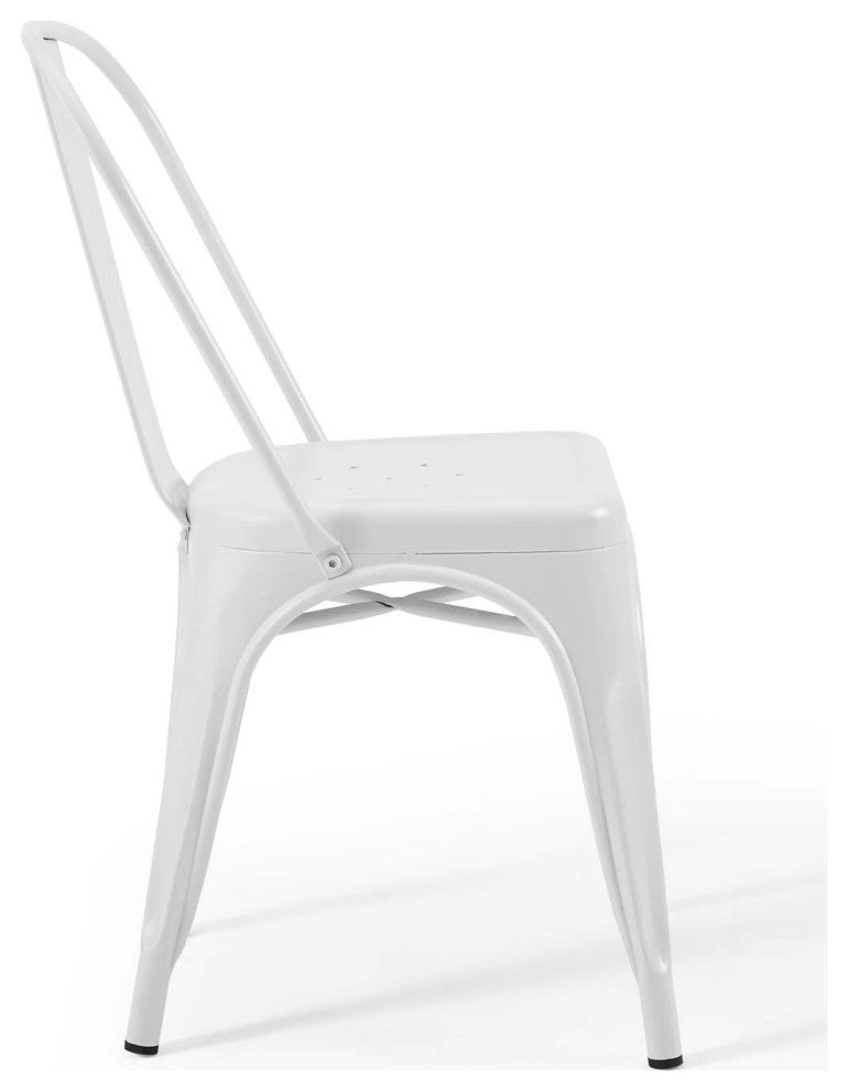 Promenade Bistro Dining Side Chair Set of 2-White