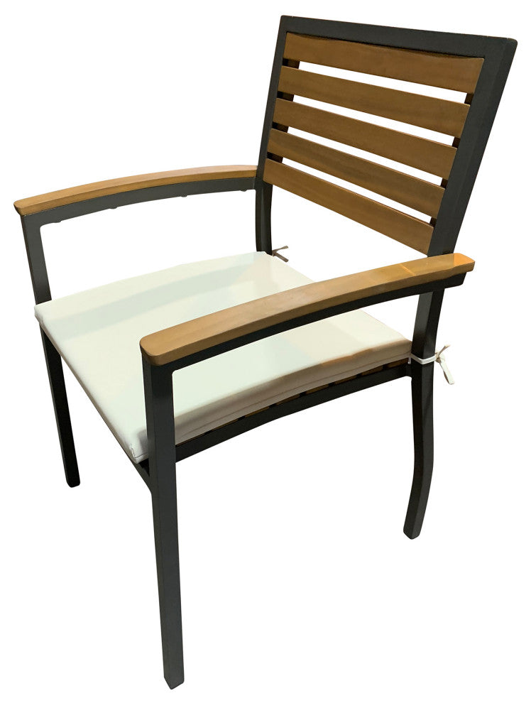 Panama Jack Boca Grande Stackable Dining Armchairs (Set of 2)