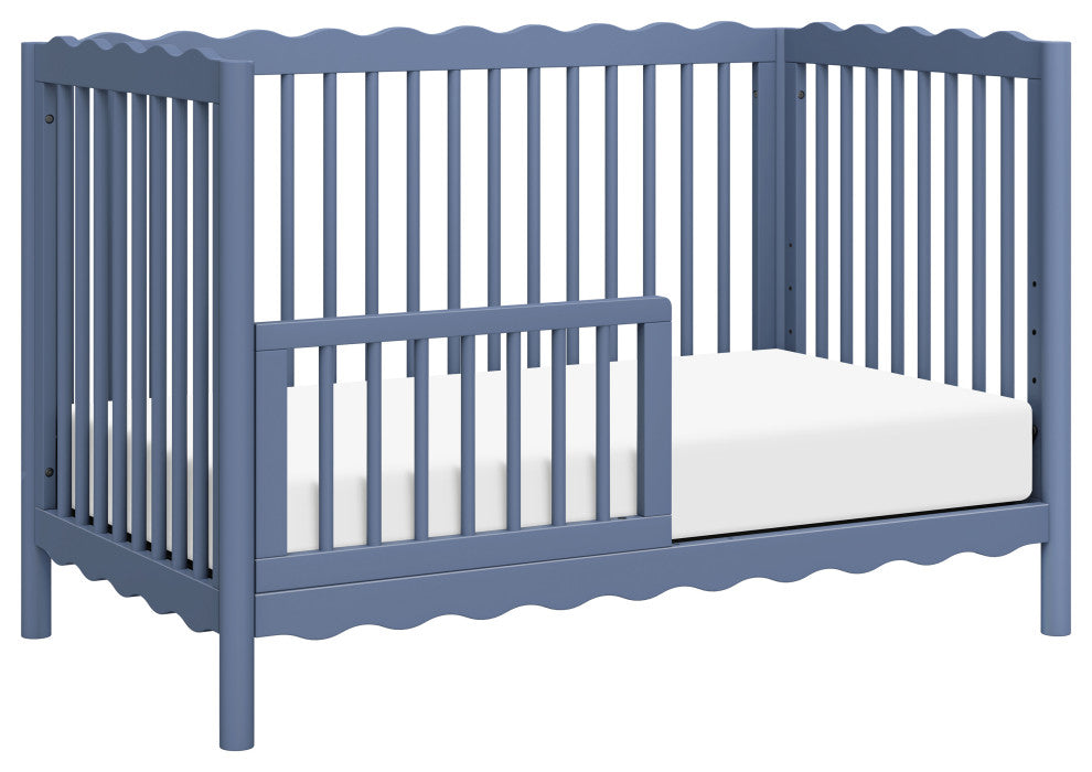 Swell 4-in-1 Convertible Crib With Toddler Bed Conversion Kit, Cove Blue