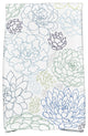 18"x30" Opal Floral Print Kitchen Towel, Blue