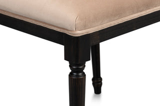 Square Back Dining Chairs Set of 2 Nero Toffee