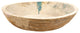 Large Round Bleached Wood Bowl
