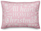 All hearts home 14"x20" Throw Pillow Cover