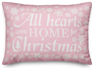 All hearts home 14"x20" Throw Pillow Cover