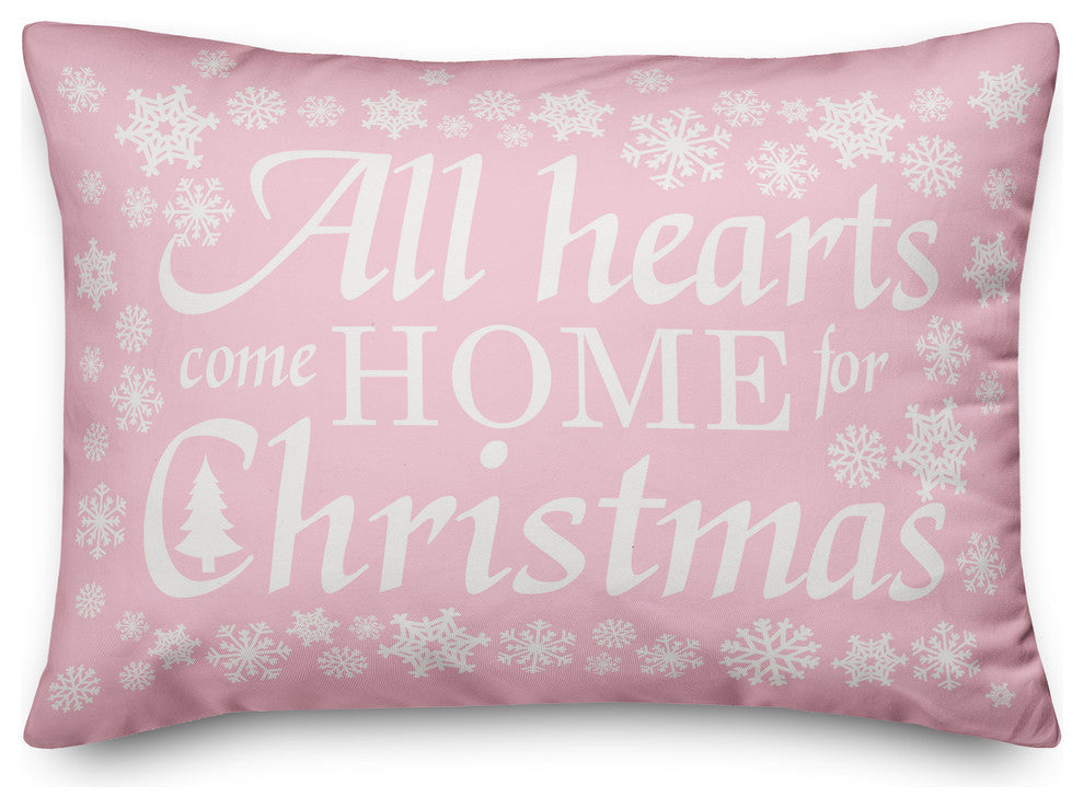 All hearts home 14"x20" Throw Pillow Cover