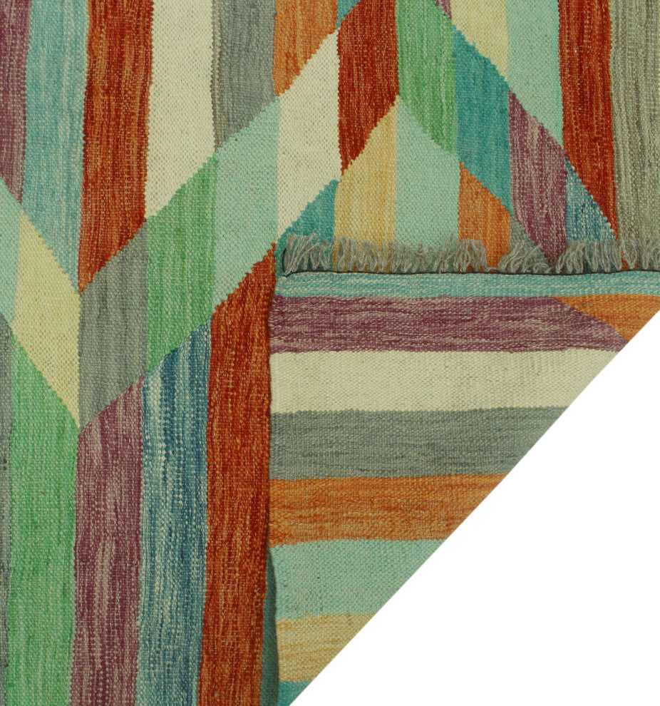 Winchester Kilim Halide Purple/Red Rug, 5'7x7'9