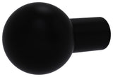 1" Cabinet Knob, Matte Black