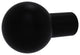 1" Cabinet Knob, Matte Black