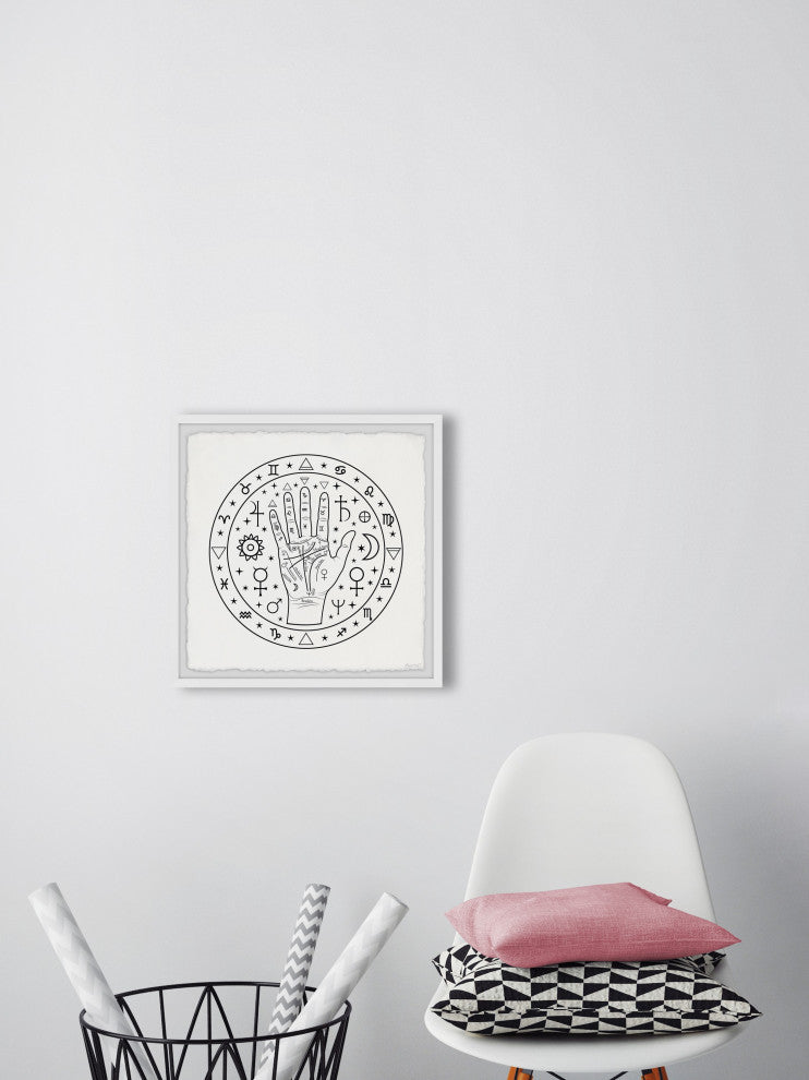 "Everything Is, Your Hands" Framed Painting Print, 24x24