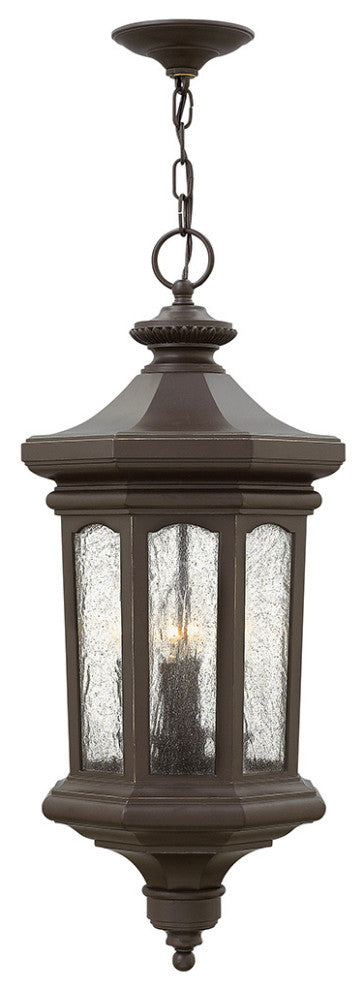 Hinkley Raley Large Hanging Lantern, Oil Rubbed Bronze