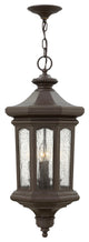 Hinkley Raley Large Hanging Lantern, Oil Rubbed Bronze