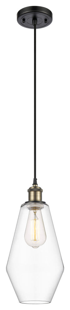 Innovations 516-1P-BAB-G652-7 1-Light Mini Pendant, Black Antique Brass