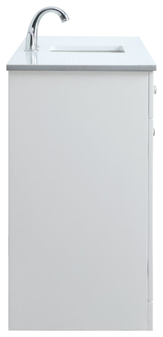 60" ADA Compliant Bathroom Vanity, White