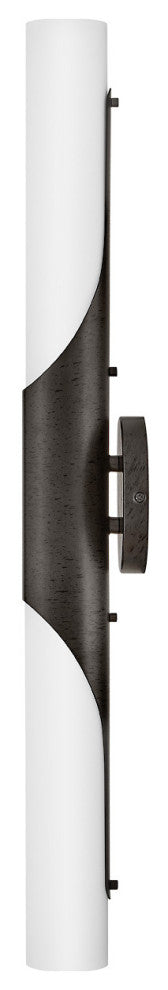 Hinkley Grace Bathroom Vanity Light, Textured Black Oxide, Large