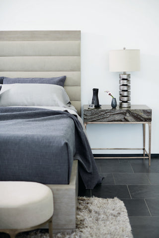 Bernhardt Linea Upholstered Channel Bed, Queen