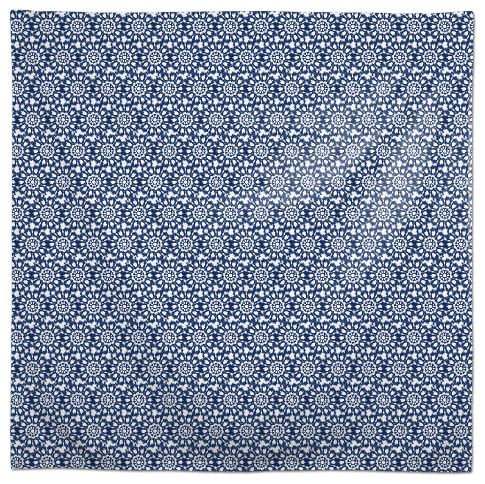 Radial Shibori Pattern 58x58 Tablecloth
