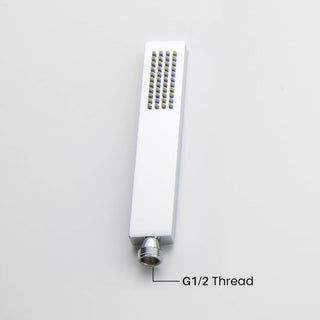 Cube Metal Handheld Shower Head, Chrome