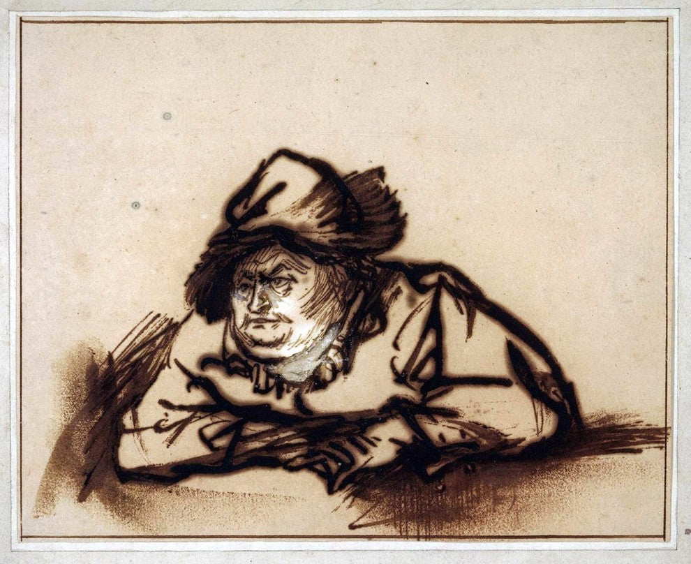 Rembrandt Van Rijn The Portrait of Willem Bartholsz. Ruyter Wall Decal