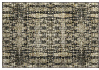 Premium Machine Washable Mayfield AMF580 Black 1'8" x 2'6" Rug