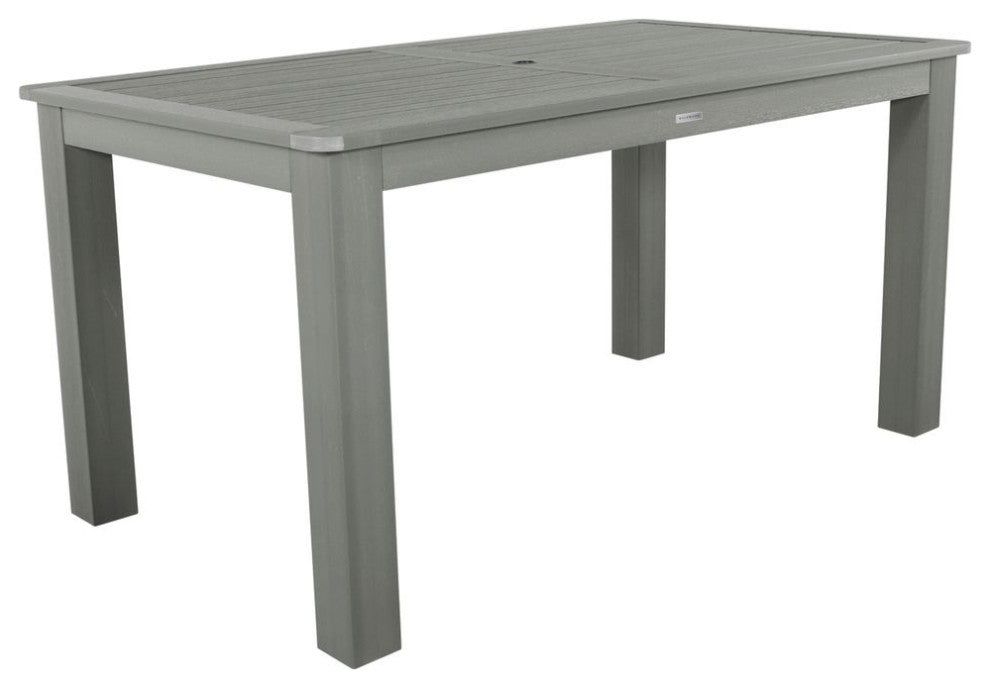 Rectangle Counter-Height Dining Table, Coastal Teak