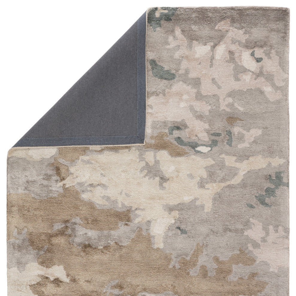 Jaipur Living Glacier Handmade Abstract Light Gray/ Taupe Area Rug 10'X14'