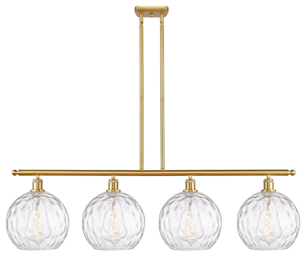 Innovations 516-4I-SG-G1215-10-LED 4 Light Island Light, Satin Gold