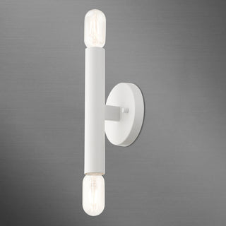 Copenhagen 2 Light White ADA Sconce