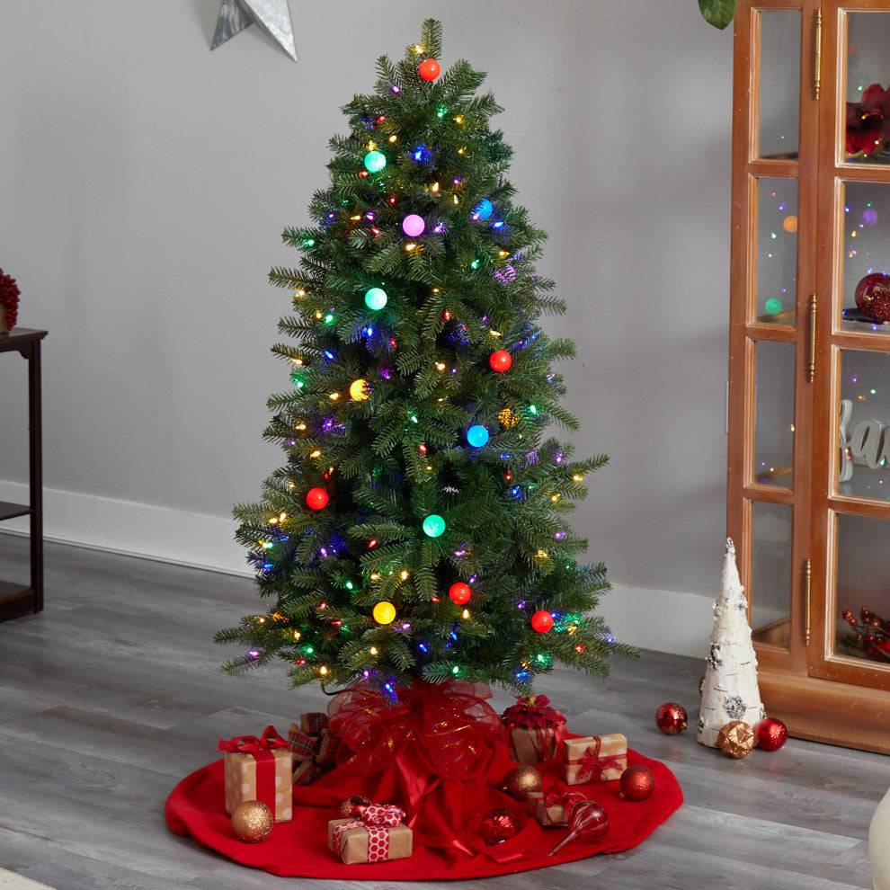 Nearly Natural T3294 5 Montana Mountain Fir Artificial Christmas Tree