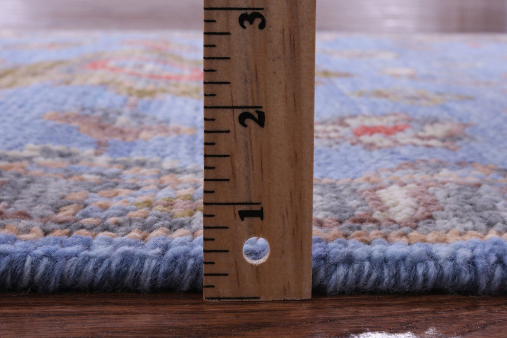 2' 7" X 8' 8" Runner Turkish Oushak Handmade Wool Rug - Q15486