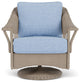 Lloyd Flanders Nantucket Swivel Lounge Chair, French Beige, Demo Skyway